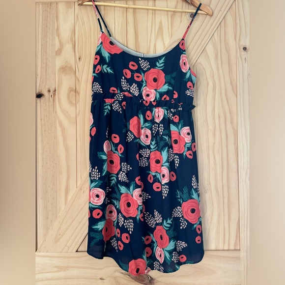 Paper crown floral strappy sundress 👗 MP - Picture 4 of 8